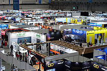 Oberes Stockwerk der Messehalle 1 in Taipeh.