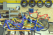 Montage von Velo Lab in Bremen.