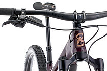 Nahansicht eines Kona Bikes.