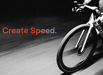BMC-Poster mit Slogan «Create Speed».