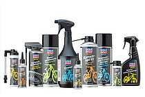 Schmier- und Pflegeprodukte für Velos von Liqui Moly.