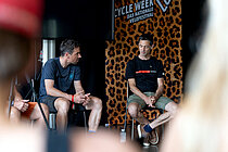 Blick aufs Podium zum Thema 32 Zoll an der Cycle Week.