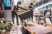 in New York werden Lieferdienste mit cargovelos bevorzugt