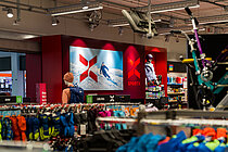 Impression aus SportX-Filiale.