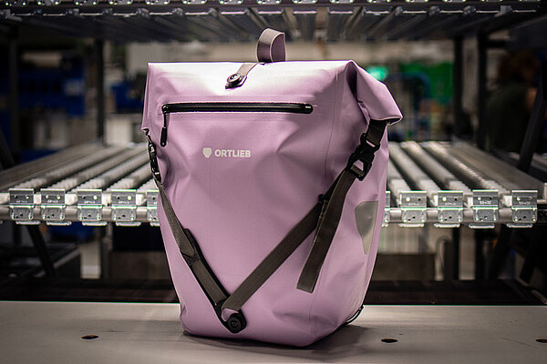 «Backroller 20L»-Packtasche von Ortlieb aus Tidura-Gewebe.