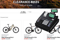 Online-Räumungsverkauf von Giant.