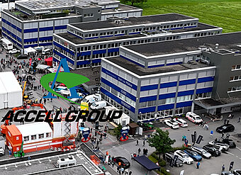 Gewerbeliegenschaft mit Sitz von Accell Suisse in Alpnach Dorf.