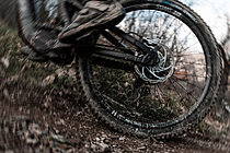 «HXC 1500 Spline»-Laufrad von DT Swiss in Aktion.