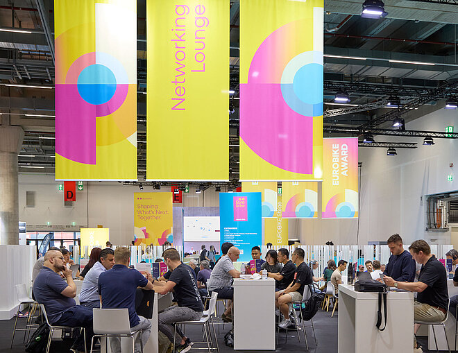 Networking Lounge an der 34. Eurobike.