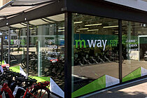 Verkaufspunkt von m-Way.