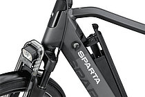 Detailansicht eines Alltags-E-Bikes von Sparta.