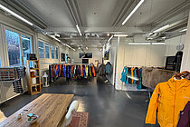 Showroom von Endura und Berghaus in Glattbrugg.
