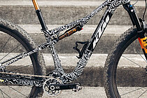 Nahaufnahme vom «Skarp EVO 4 32»-Prototypen von KTM.