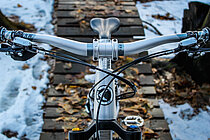 Detailansicht eines Knolly Bikes in seinem Habitat.