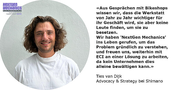 Statement Ties van Dijk, Advocacy & Strategy bei Shimano