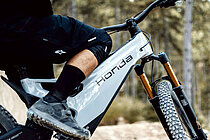 Hauptrahmen vom E-Mountainbike von Honda.