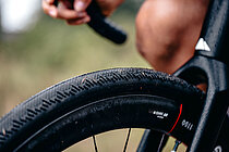 Gravelreifen von Schwalbe an Canyon-Modell.